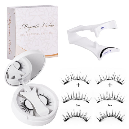 Pestañas Magnéticas con Estuche 2 en 1: Glamour Instantáneo + Diseño Inteligente