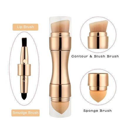 Brocha de maquillaje 4 en 1