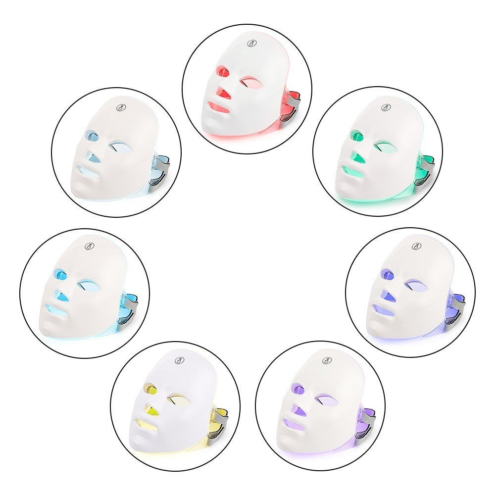 Mascarilla facial de belleza para rejuvenecer la piel con color