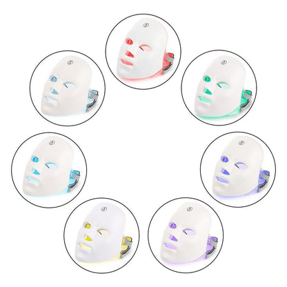 Mascarilla facial de belleza para rejuvenecer la piel con color