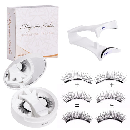 Pestañas Magnéticas con Estuche 2 en 1: Glamour Instantáneo + Diseño Inteligente