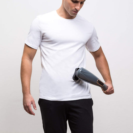 Masajeador corporal vibratorio de 6 cabezales
