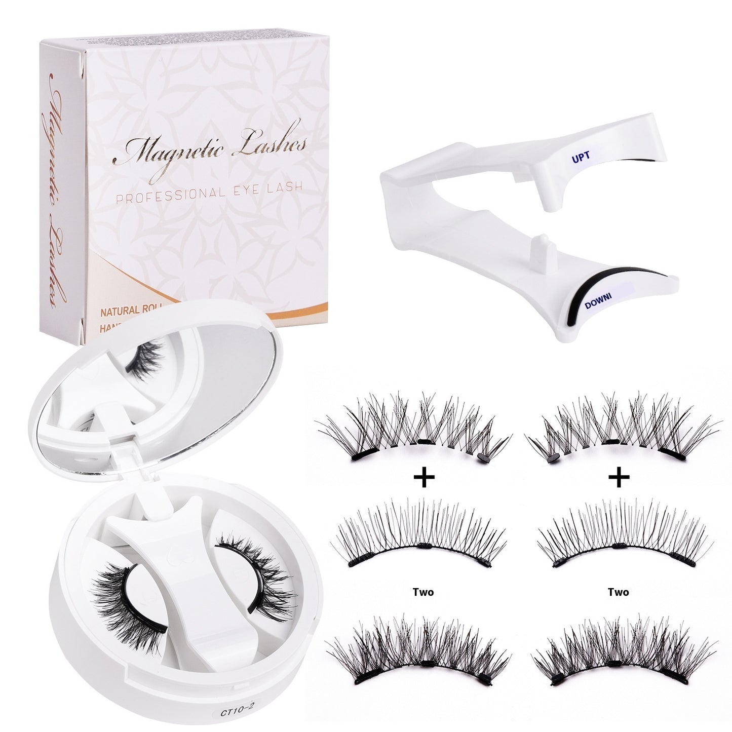 Pestañas Magnéticas con Estuche 2 en 1: Glamour Instantáneo + Diseño Inteligente