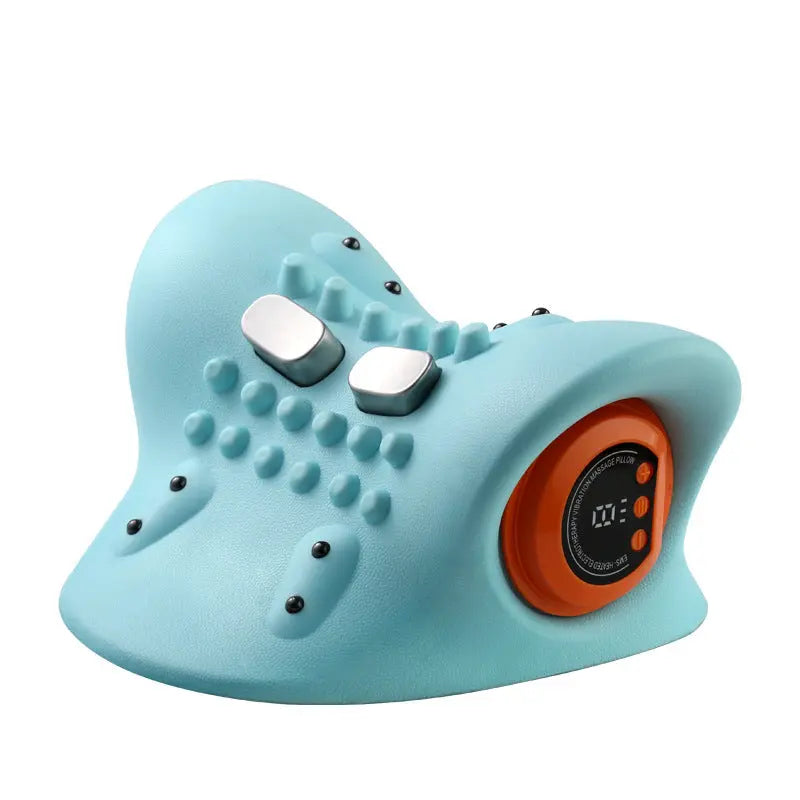 Almohada de masaje para aliviar la columna cervical