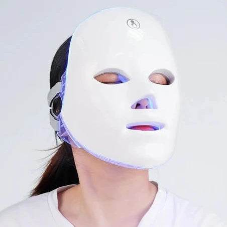 Mascarilla facial de belleza para rejuvenecer la piel con color