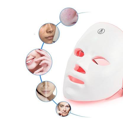 Mascarilla facial de belleza para rejuvenecer la piel con color