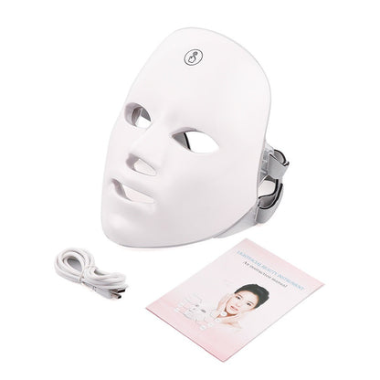 Mascarilla facial de belleza para rejuvenecer la piel con color