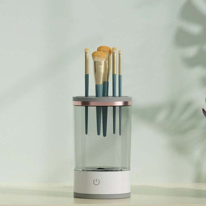 Limpiador automático de brochas de maquillaje