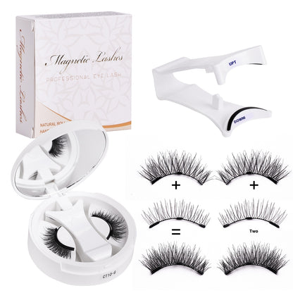 Pestañas Magnéticas con Estuche 2 en 1: Glamour Instantáneo + Diseño Inteligente