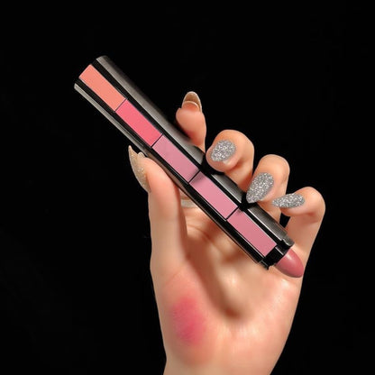 Lápiz labial mate aterciopelado 5 en 1