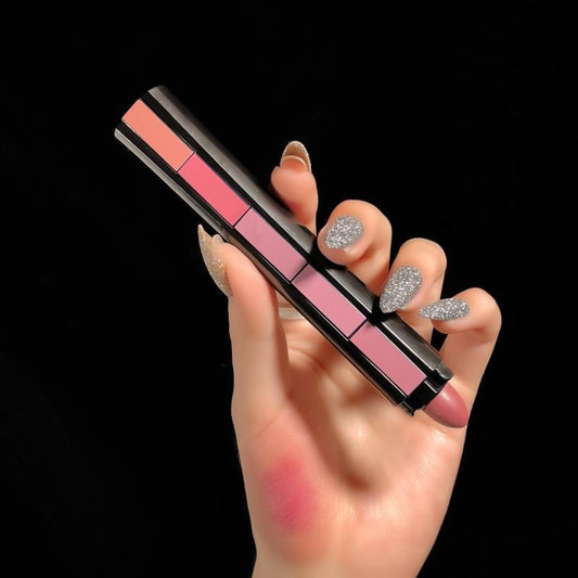Lápiz labial mate aterciopelado 5 en 1